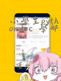 小学生python和c  学哪个好