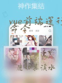 vue前端运行命令
