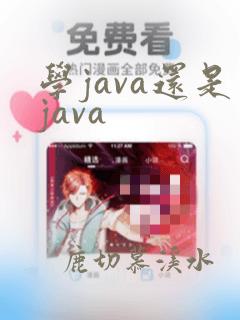 学java还是java