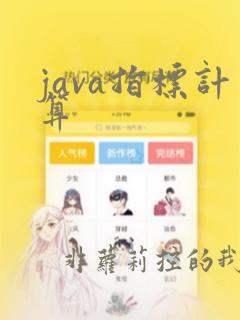 java指标计算