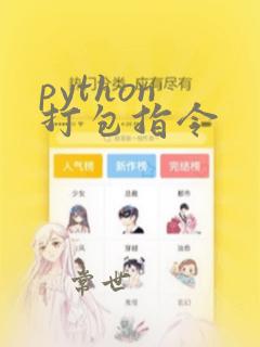 python 打包指令