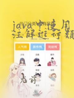 java中使用注解进行类型转换