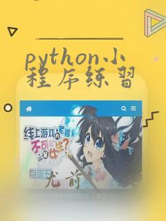 python小程序练习
