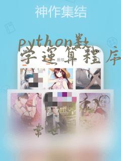 python数字运算程序