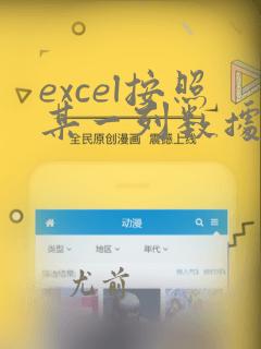 excel按照某一列数据排序