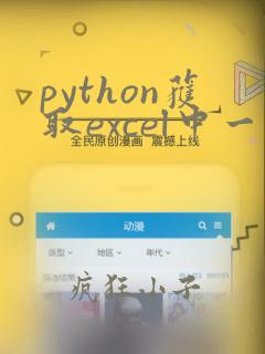 python获取excel中一列