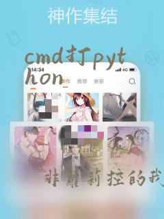 cmd打python