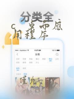 c   桌面应用程序