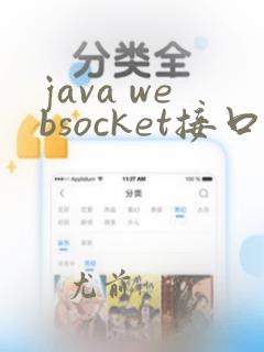 java websocket接口开发