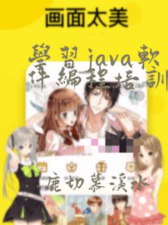 学习java软件编程培训