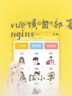 vue项目部署nginx