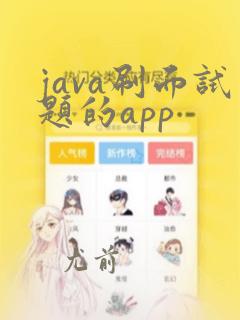 java刷面试题的app