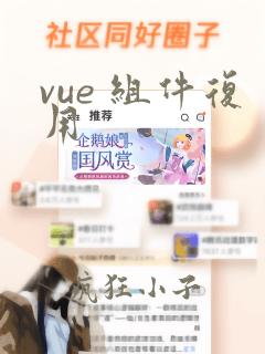 vue 组件复用