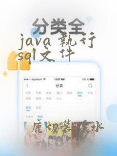 java 执行sql文件