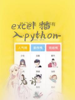 excel 插入python