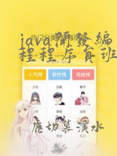 java开发编程程序员班