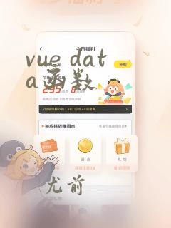 vue data函数