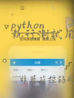 python 执行测试用例