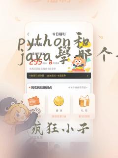 python和java学哪个好找工作
