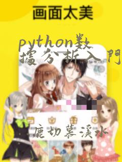 python数据分析入门