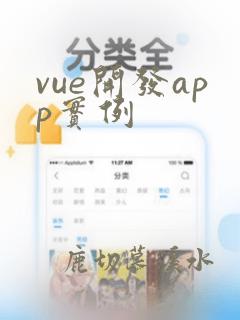 vue开发app实例
