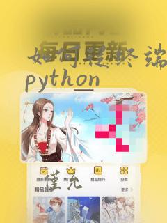 如何从终端运行python