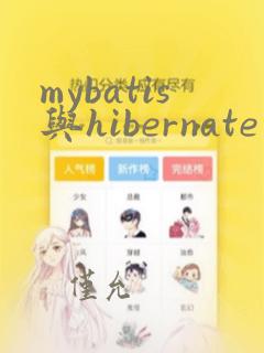 mybatis与hibernate的区别