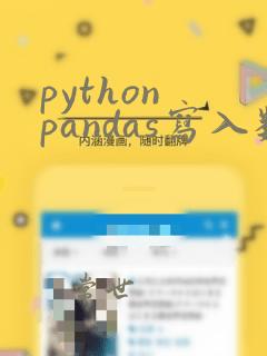 python pandas写入数据