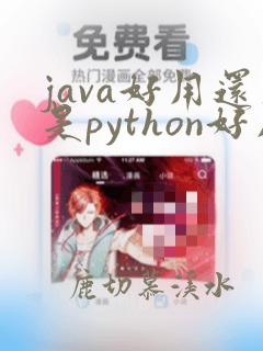java好用还是python好用
