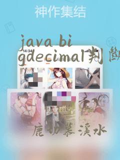java bigdecimal判断是否为null