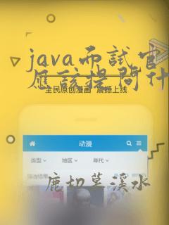 java面试官应该提问什么问题