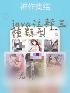 java注释三种类型