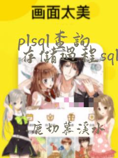 plsql查询存储过程sql语句