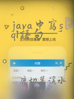 java中写sql语句