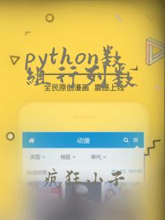 python数组行列数