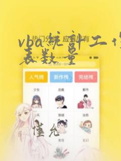 vba统计工作表数量