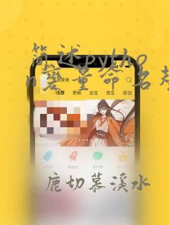 简述python变量命名规则