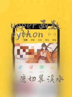 upper函数python