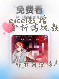 excel数据分析高级教程