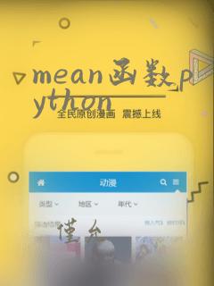 mean函数python