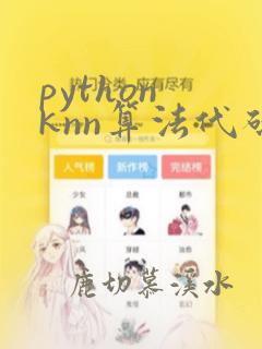 python knn算法代码