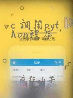 c 调用python程序