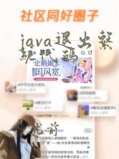 java退出系统代码