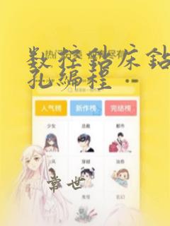 数控钻床钻法兰孔编程