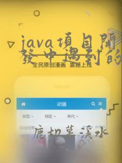 java项目开发中遇到的问题