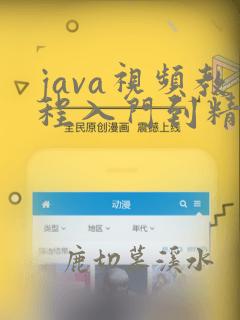 java视频教程入门到精通