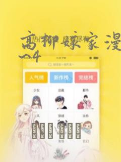 高柳嫁家漫画1~4