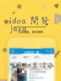 idea 开发java