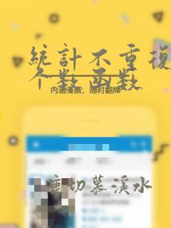 统计不重复数据个数函数