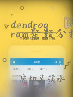 dendrogram聚类分析图